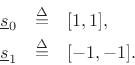 \begin{eqnarray*}
{\bf P}_{\underline{s}_1}(x) &\isdef & \frac{\left<x,\underline{s}_1\right>}{\Vert\underline{s}_1\Vert^2} \underline{s}_1
= \frac{\left<[x_0,x_1],[1,-1]\right>}{2} \underline{s}_1\\ [5pt]
&=& \frac{(x_0 \cdot \overline{1} - x_1 \cdot \overline{1})}{2} \underline{s}_1
= \frac{x_0 - x_1}{2}\underline{s}_1.
\end{eqnarray*}