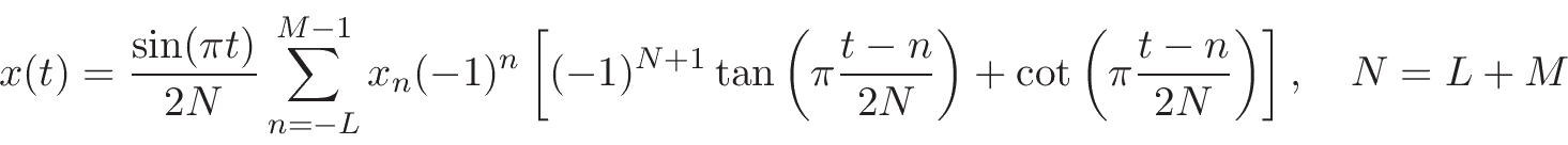 Appendix: Periodic Sinc Interpolation