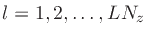 $l=1,2,\ldots,LN_z$