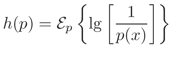 Entropy Of A Probability Distribution