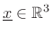 $ dm(\underline{x}) = m(\underline{x})dV = m(\underline{x})\,
dx\,dy\,dz$