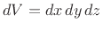 $\displaystyle I \,\mathrel{\mathop=}\,\int_V R^2(\underline{x})\,\rho(\underline{x})\,dV,
$