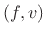 $\displaystyle \left[\begin{array}{c} f \\ [2pt] v \end{array}\right] = \left[\begin{array}{cc} R & -R \\ [2pt] 1 & 1 \end{array}\right]\left[\begin{array}{c} v^{+} \\ [2pt] v^{-} \end{array}\right].
$