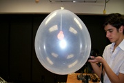 Fractal Elastic Worlds: springs inside a baloon inside a baloon