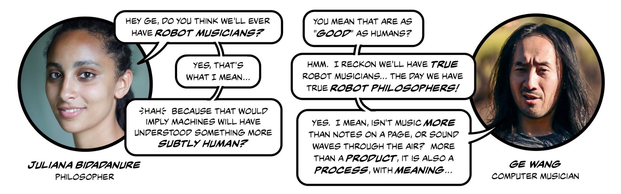 conversation between a philosopher and a computer musician