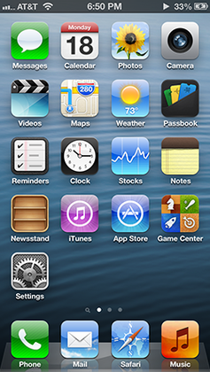 UI of iOS6