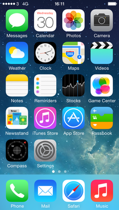 UI of iOS7